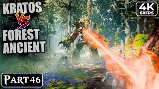 Kratos Vs Forest Ancient  God Of War 4 2018 Gameplay 46 [upl. by Akehsat]