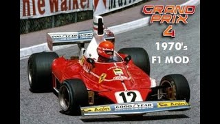 GP4 1970s F1 MOD  GP4 1970s MOD  GP4  Grand Prix 4  Formula 1  F1  Game  F1 Racing  gp4 [upl. by Ellainad]