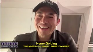 Henry Golding on Working With Henry Cavill amp Guy Ritchie In THE MINISTRY OF UNGENTLEMANLY WARFARE [upl. by Ahsemrac]