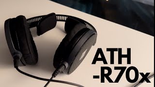 Headphone Review AudioTechnika R70x for Gaming [upl. by Atinej]