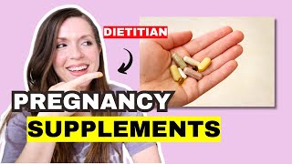 First Trimester Supplements I Take as a PCOS DIETITIAN BABY 2 [upl. by Irat787]