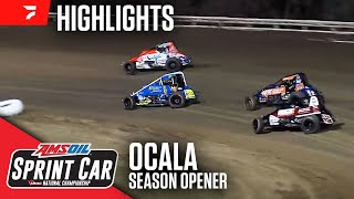 Winter Dirt Games Opening Night  2024 USAC Sprints at Ocala Speedway [upl. by Marline]