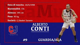 Alberto Conti 9  Highlights 20212022  MVP Serie B giornata 8 [upl. by Knick]