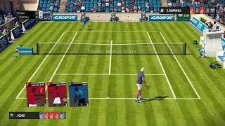 PS4 GAME The FASTEST tennis serve EVER 228kmh in Tennis World Tour [upl. by Llezniuq]