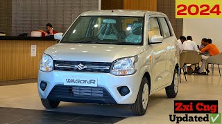 Wagonr Zxi Petrol 2024 Maruti Suzuki Wagon r Zxi  Detailed Review ₹ 628 lakh ✅ [upl. by Eveiveneg]