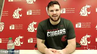 WSU Football Brian Greene after practice 111720 [upl. by Yerrok200]