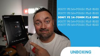 Detailed UNBOXING of SONY FE 2470mm F28 GM II Lens [upl. by Press]