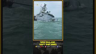 New Zealand Navy Ship Sinks Off Samoa All 75 Aboard Safe  WATCH [upl. by Enaj]