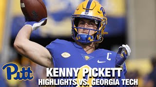 Pitts Kenny Pickett Continues Case For ACCs Best QB [upl. by Lovmilla]