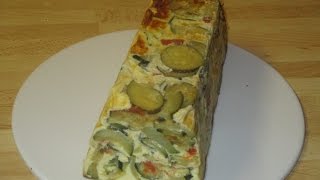 Recette de la terrine aux courgettes tomates et parmesan  Recette Facile [upl. by Clements]