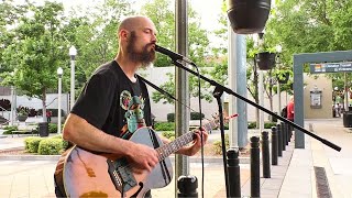 Busker Playing at Decatur Square GA [upl. by Tatman]