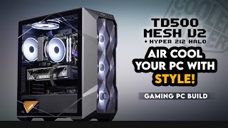 The 39 Cooler That CAN  Cooler Master TD500 Mesh V2  Hyper 212 Halo Gaming PC Build [upl. by Rhee]