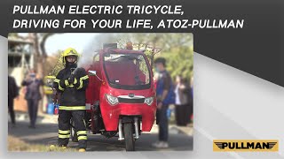 PULLMAN ELECTRIC CAFS FIRE FIGHTING TRICYCLE [upl. by Yltneb]