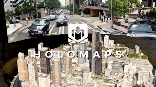 HoloMaps 3D Maps Virtual Reality Magic Leap App [upl. by Tonye]