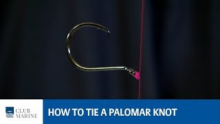 How to tie a palomar knot  fishing tip  Club Marine [upl. by Nylidnarb]