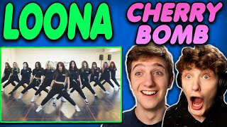 LOONA  Cherry Bomb Dance Cover REACTION NCT 127 [upl. by Leahciam]