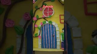 Handmade clay name plate design shorts diy craft craftideas handcraft handmade ytshorts [upl. by Eidurt366]