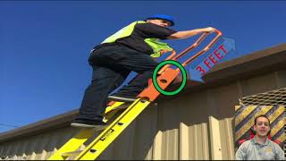 Extension Ladder Safety video in Portuguese [upl. by Anihsat]