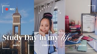 Study Vlog Day in the life of an academic weapon Exam prep amp saving the semester UWC [upl. by Naerol730]