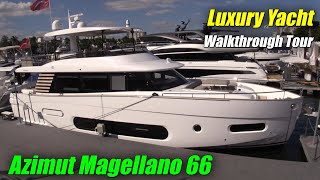 Stylish Italian Yacht  2023 Azimut Magellano 66 [upl. by Irihs939]