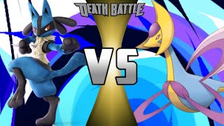 Lucario Pokemon Vs Cresselia Pokemon  Fantasy Faceoff [upl. by Ahsilahs]