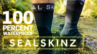 SEALSKINZ Socks  Test To The Limits  100 Waterproof [upl. by Denten237]