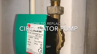 How to replace a circulation pump circulator pump Speed Circulator by Wilo DIY [upl. by Norb]