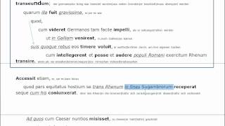 Tutorial Latein Nachhilfe35 CaesarprüfungstextTeil4 [upl. by Hentrich]