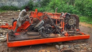 Dooosan Excavator 225 Imported From Thailand  Assembling Doosan Excavator By Local Mechanics [upl. by Nogras817]