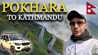 Most Dangerous Road in Nepal Pokhara to Kathmandu 🇳🇵 [upl. by Schaper]