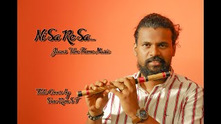 Ni Sa Ri Sa  Jeans Movie Love Theme  Sree Ram ST  Flute Cover [upl. by Aniraad764]