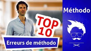 Méthodologie Lycée  TOP 10 des pires erreurs de méthode [upl. by Arnuad]