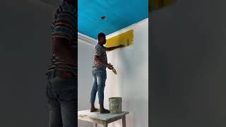 Interior Paint trendingvideo art diypaint ytshorts fyp diy bollywood song newsong music [upl. by Nilad]