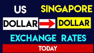 USD to SGD  Convert US Dollars to Singapore Dollars 27 SEP 2024 [upl. by Ameerahs658]