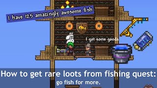 Terraria Anglers quests with complexity ─ Its about fishing [upl. by Foah]