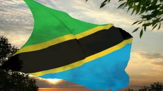 Flag and anthem of Tanzania CC [upl. by Wendy975]