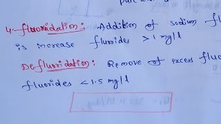 Fluoridation and defluoridation  Water filter with activated carbon  Nalgonda technique [upl. by Hourigan76]