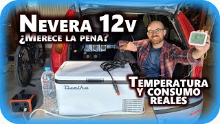 ✅ NEVERA compresor 12V pequeña para COCHE o CAMPER  Dreiha CBX 18L [upl. by Boesch]