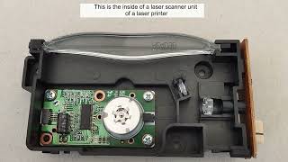 Laser Scanner Unit of a Laser Printer How it works [upl. by Cece859]