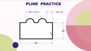 10 AUTOCAD POLYLINE COMMAND [upl. by Crosse]