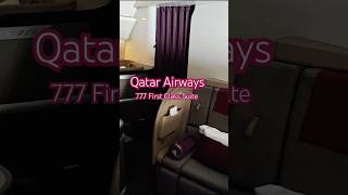 Qatar Airways First Class qatarairways firstclass b777 [upl. by Perreault148]