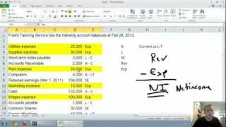 Accounting  Unit 1  Part 2  Income Statement [upl. by Miki446]