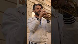 trumpet busking livemusic streetperformer myway [upl. by Niveb]