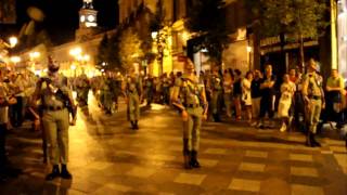 Procesión Cristo Mena Legión española JMJ Madrid España 22 [upl. by Ioyal]