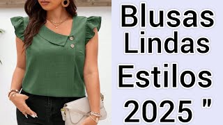 20 LINDAS BLUSAS MUJER 2025  ELEGANTES BLUSAS [upl. by Garwood570]