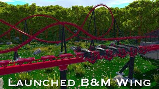 Malevolence  Launched BampM Wing Coaster  NoLimits 2  FVD  Coaster 57 [upl. by Sanoy64]