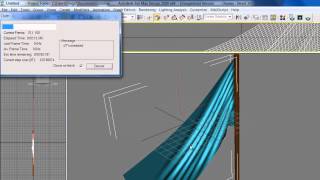 Tutorial 3D max para movimiento de tela cloth [upl. by Gemma]