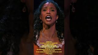 Satisfied 45 by Renée Elise Goldsberry from Hamilton  An American Musical [upl. by Regina742]