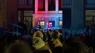 Gymnastics performance Norwich Lights 2024 UK Christmas Lights [upl. by Nodyarb643]