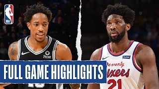 SPURS at 76ERS  FULL GAME HIGHLIGHTS  November 22 2019 [upl. by Etnaed]